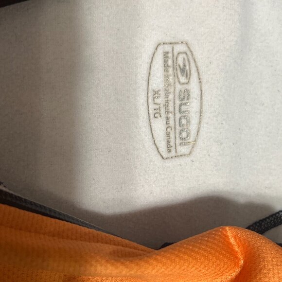 Sugoi Team Sunrise Tri Cycling Jersey Long Sleeve Orange Navy Size XL - Picture 5 of 5